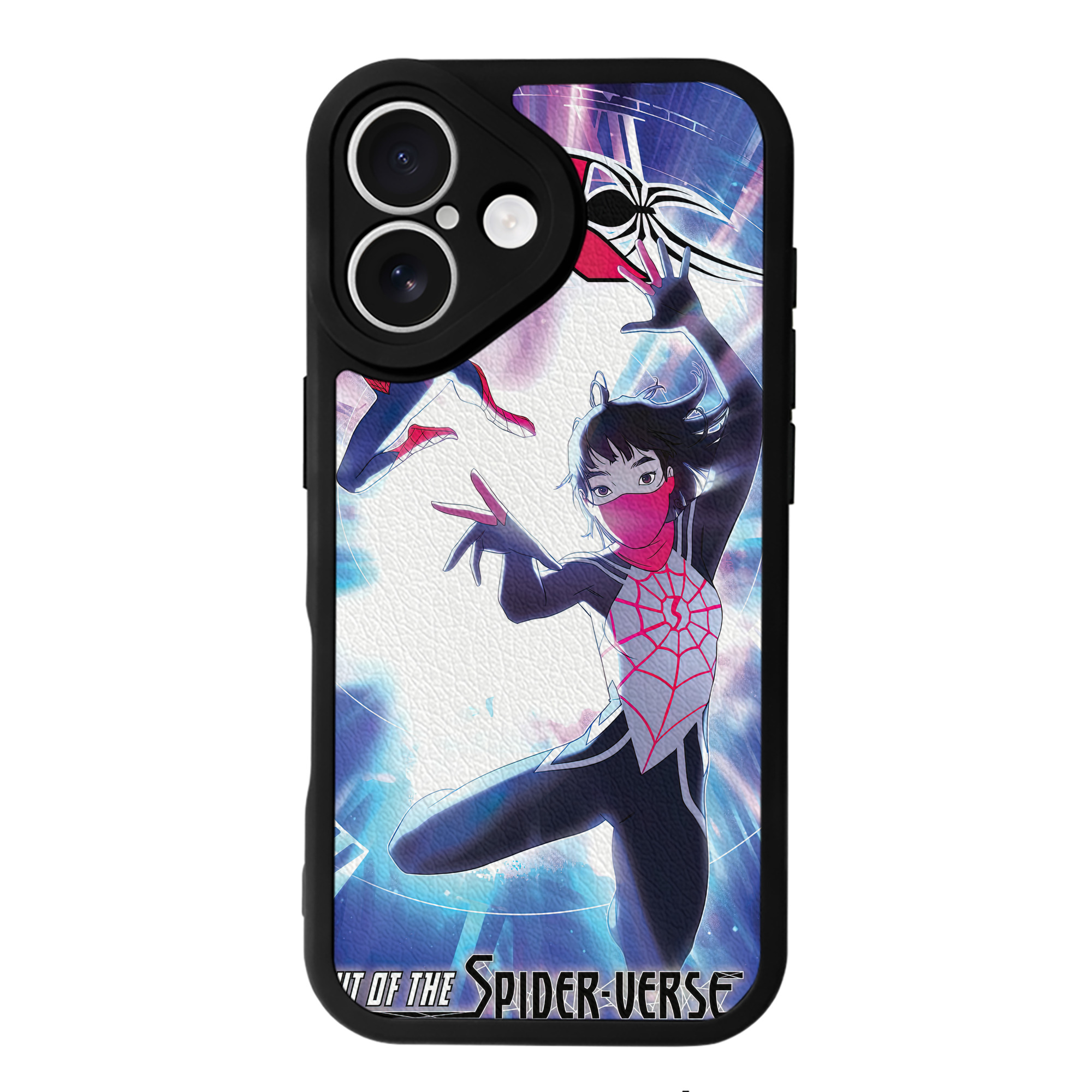 Spider Man スパイダーマン 【iPhone 16シリーズ対応】シリコンスマホケース（レザー調） 材質：シリコン